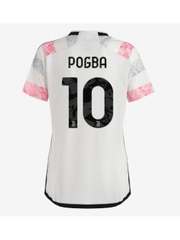 Billige Juventus Paul Pogba #10 Bortedrakt Dame 2023-24 Kortermet
